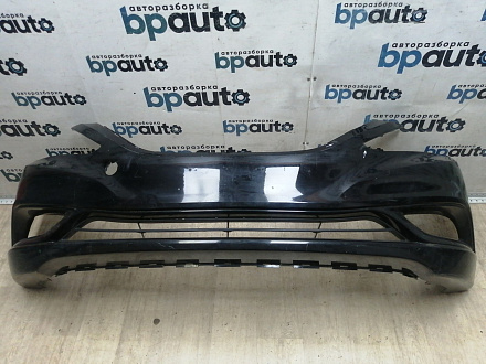 BA000153; Бампер передний; без паркт.; без омыват. (86511-3S000) для Hyundai Sonata VI (YF) (2010-2014)/БУ; Оригинал; Р1, Мелкий дефект; 