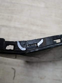 AA046058; Бампер задний, без молдинга; без паркт. (3AE807417) для Volkswagen Passat B7 Sedan (2011- 2014)/БУ; Оригинал; Р1, Мелкий дефект; 