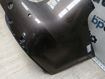 AA046224; Бампер задний; под паркт. (1T0807417K) для Volkswagen Touran II (2010-2015)/БУ; Оригинал; Р1, Мелкий дефект; 