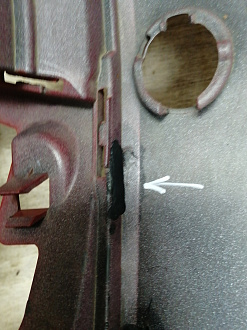 AA045701; Бампер передний; без паркт.; под омыват. (1T0 807 221 M) для Volkswagen Touran II (2010-2015)/БУ; Оригинал; Р2, Удовлетворительное; 