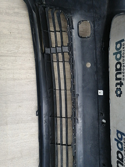 AA045986; Бампер передний; под паркт.; под омыват. (52119-0E220) для Toyota Highlander III (2014 — 2016)/БУ; Оригинал; Р1, Мелкий дефект; 