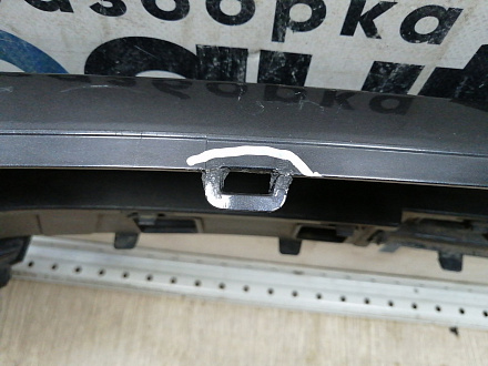 AA045375; Бампер передний; без паркт.; без омыват. (5CG807221B) для Jetta VS5 I (2020-2022)/БУ; Оригинал; Р1, Мелкий дефект; 