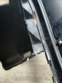 BA000256; Бампер передний, S-line; без паркт.; под омыват. (8R0 807 437 AC) для Audi Q5 I рест. (2012-2017)/БУ; Оригинал; Р1, Мелкий дефект; 