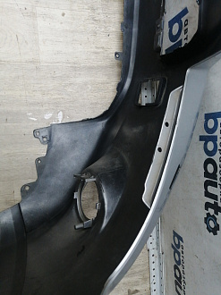 BA000240; Бампер передний; без паркт.; под омыват. (52119-42730) для Toyota Rav4 30 рест. V 2.4 (2009 - 2010)/БУ; Оригинал; Р1, Мелкий дефект; 