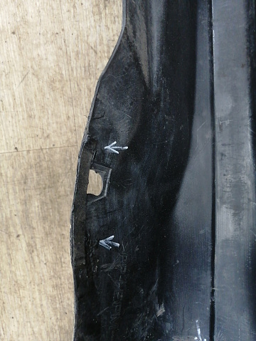 Фотография детали AA036370; Бампер передний; без паркт.; под омыват. (62022-EM00H) для Nissan Tiida/БУ; Оригинал; Р2, Удовлетворительное; . Фото номер 17
