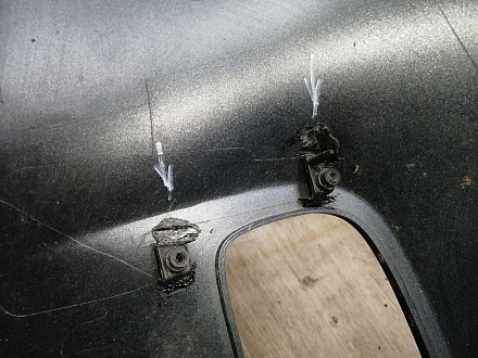 AA040306; Бампер задний; под паркт. (86611-2P500) для Kia Sorento II рест. (2012- 2020)/БУ; Оригинал; Р1, Мелкий дефект; 