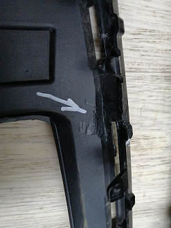 AA045844; Бампер передний; без паркт.; без омыват. (2803127XKQ11A) для Haval F7 I рест. (2022-н.в.)/БУ; Оригинал; Р1, Мелкий дефект; 