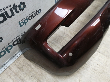 AA045328; Бампер передний; под паркт.; под омыват. (52119-60M50) для Toyota Land Cruiser 200 рест.2 (2015 - 2021)/БУ; Оригинал; Р1, Мелкий дефект; 