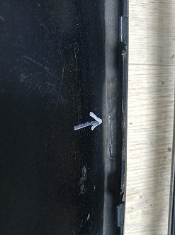 AA045640; Бампер передний; под паркт.; под омыват. (4G8 807 437) для Audi A7 I Sportback (2010-2014)/БУ; Оригинал; Р1, Мелкий дефект; 