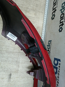 AA045701; Бампер передний; без паркт.; под омыват. (1T0 807 221 M) для Volkswagen Touran II (2010-2015)/БУ; Оригинал; Р2, Удовлетворительное; 