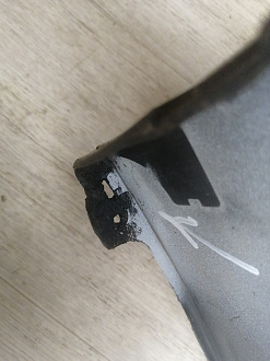 AA046047; Бампер передний; под паркт.; под омыват. (52119-48270) для Lexus RX III (2009 — 2012)/БУ; Оригинал; Р1, Мелкий дефект; 