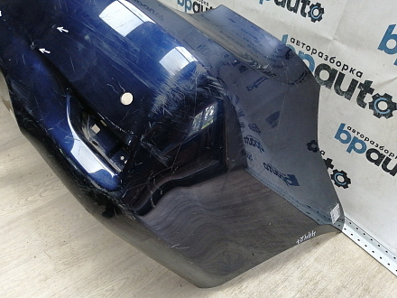 AA044427; Бампер задний; под паркт. (52159-12B30) для Toyota Corolla 150 рест. (2010-2013)/БУ; Оригинал; Р1, Мелкий дефект; 