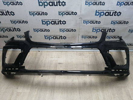 AA045782; Бампер передний, AMG; под паркт.; под омыват. (A1668854425) для Mercedes-Benz M-klasse III (W166) (2011-2015)/БУ; Оригинал; Р1, Мелкий дефект; 