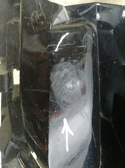 BA000050; Бампер передний; под омыват. (30678678) для Volvo XC70/БУ; Оригинал; Р1, Мелкий дефект; 