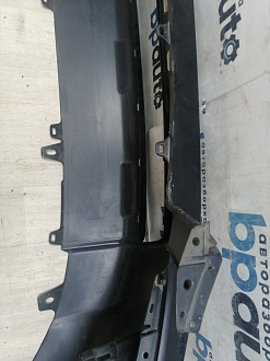 AA046186; Бампер передний; под паркт.; под омыват. (52119-60E01) для Toyota Land Cruiser Prado 150 (2010 — 2013)/БУ; Оригинал; Р1, Мелкий дефект; 