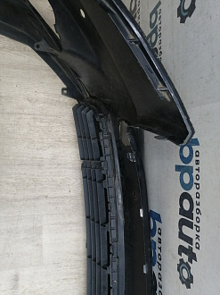 AA045949; Бампер передний; под паркт.; под омыват. (52119-0E220) для Toyota Highlander III (2014 — 2016)/БУ; Оригинал; Р1, Мелкий дефект; 