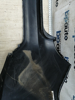 AA046117; Бампер задний; без паркт. (86611-4Y000) для Kia Rio III Sedan (2011- 2015)/БУ; Оригинал; Р1, Мелкий дефект; 