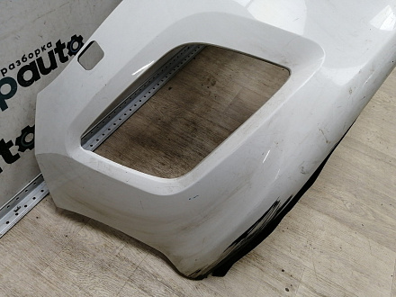 AA044864; Бампер передний; без паркт.; под омыват. (9674576177) для Peugeot 308 I рест. (2011-2015)/БУ; Оригинал; Р1, Мелкий дефект; 