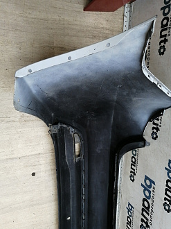 AA046111; Бампер задний; без паркт. (86611-4Y000) для Kia Rio III Sedan (2011- 2015)/БУ; Оригинал; Р1, Мелкий дефект; 