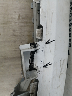 BA000246; Бампер передний; без паркт.; под омыват. (5M0807221N) для Volkswagen Golf Plus II (2009-2014)/БУ; Оригинал; Р2, Удовлетворительное; 