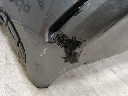 AA045334; Бампер передний; без паркт.; без омыват. (602002457АА) для EXEED LX I рест. 2 (2023-н.в.)/БУ; Оригинал; Р1, Мелкий дефект; 