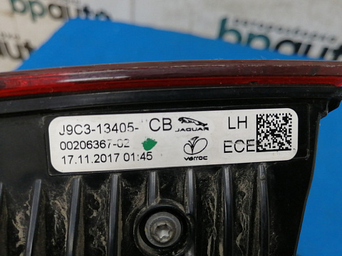 Фотография детали AA021802; Фонарь в крыло левый (J9C3-13405-CB) для Jaguar E-Pace I (2017-2020)/БУ; Оригинал; Р0, Хорошее; . Фото номер 7
