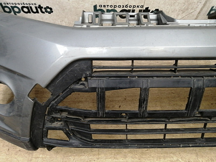 AA032552; Бампер передний; без паркт.; без омыват. (71711-54P) для Suzuki Vitara II (2014 — 2019)/БУ; Оригинал; Р1, Мелкий дефект; 