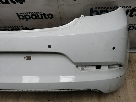 AA045616; Бампер задний; под паркт. (86611-4L700) для Hyundai Solaris I рест. HB (2014- 2016)/БУ; Оригинал; Р1, Мелкий дефект; 