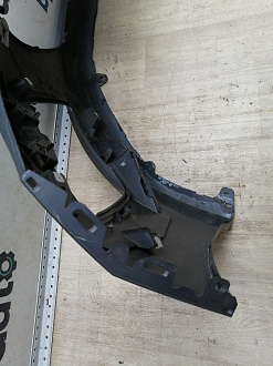 AA044863; Бампер передний; без паркт.; без омыват. (9674576177) для Peugeot 308 I рест. (2011-2015)/БУ; Оригинал; Р2, Удовлетворительное; 