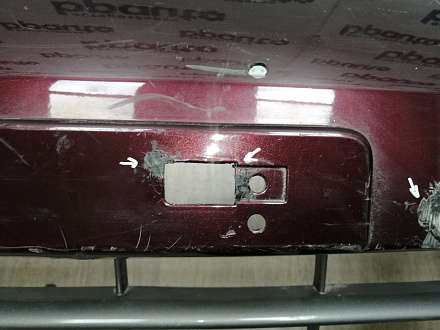 AA045134; Бампер передний; без паркт.; под омыват. (62022-1AT0H) для Nissan Murano Z51/БУ; Оригинал; Р2, Удовлетворительное; 
