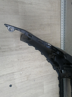 AA045977; Бампер передний; без паркт.; под омыват. (5K0807221) для Volkswagen Golf/БУ; Оригинал; Р1, Мелкий дефект; 