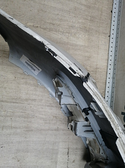 BA000246; Бампер передний; без паркт.; под омыват. (5M0807221N) для Volkswagen Golf Plus II (2009-2014)/БУ; Оригинал; Р2, Удовлетворительное; 