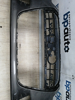 BA000164; Бампер передний; под паркт.; под омыват. (4G0 807 437) для Audi A6 C7/БУ; Оригинал; Р1, Мелкий дефект; 