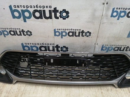 AA045454; Решетка переднего бампера (53112-06820) для Toyota Camry 55 рест.2 (2017 — 2018)/БУ; Оригинал; Р1, Мелкий дефект; 