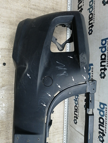 Фотография детали AA045734; Бампер передний; без паркт.; без омыват. (2E0807103) для Volkswagen Crafter (2006-2016)/БУ; Оригинал; Р1, Мелкий дефект; . Фото номер 5