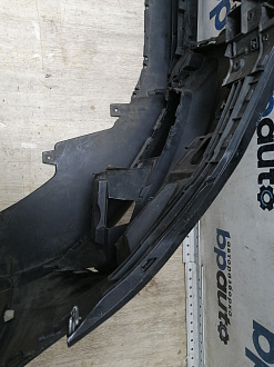 BA000176; Бампер передний, S-line; под паркт.; под омыват. (4G0 807 437 AB) для Audi A6 IV (C7) рест. Sedan (2014-2018)/БУ; Оригинал; Р1, Мелкий дефект; 