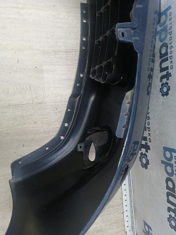 AA046011; Бампер передний; без паркт.; под омыват. (62022-BH10H) для Nissan Note I рест. (2009-2013)/БУ; Оригинал; Р1, Мелкий дефект; 