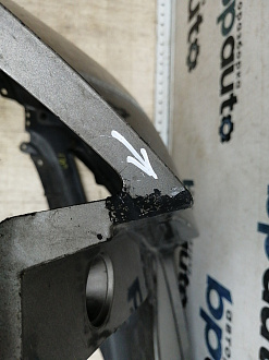 AA045373; Бампер задний; без паркт. (71501-SMG-AE000) для Honda Civic VIII 5D (2005-2008)/БУ; Оригинал; Р1, Мелкий дефект; 