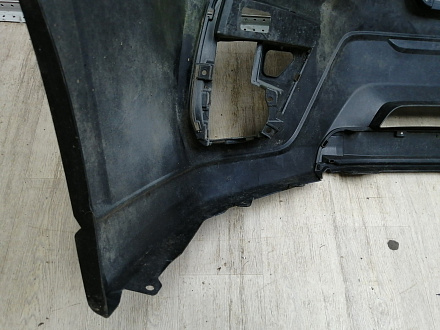 AA046327; Бампер передний; без паркт.; под омыват. (57704-SJ000) для Subaru Forester V (2018-2021)/БУ; Оригинал; Р1, Мелкий дефект; 
