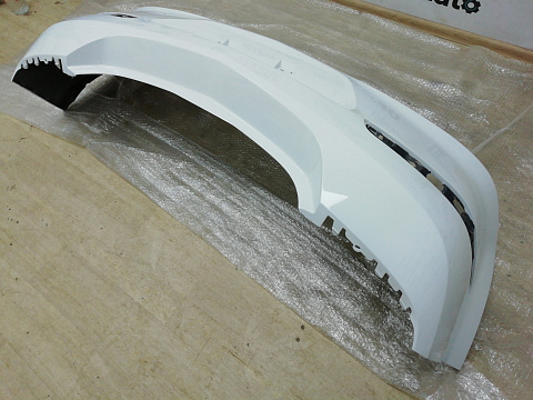 Фотография детали AA009546; Бампер задний; без паркт. (24460512) для Opel Astra H GTC 3D (2005 — 2011)/БУ; Оригинал; Р0, Хорошее; (GKQ, GF0, 10U) Белый. Фото номер 7