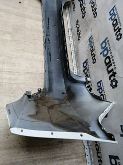 AA046121; Бампер задний; под паркт. (86611-4Y000) для Kia Rio III Sedan (2011- 2015)/БУ; Оригинал; Р1, Мелкий дефект; 