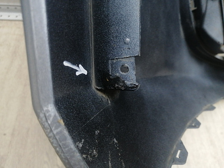 AA045979; Бампер передний; без паркт.; под омыват. (5K0807221) для Volkswagen Golf/БУ; Оригинал; Р1, Мелкий дефект; 