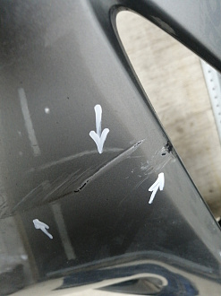 AA045897; Бампер передний; под паркт.; под омыват. (52119-78010) для Lexus NX (2014-2017)/БУ; Оригинал; Р2, Удовлетворительное; 