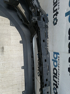 AA045630; Бампер передний; под паркт.; под омыват. (4G0 807 437) для Audi A6 C7/БУ; Оригинал; Р1, Мелкий дефект; 