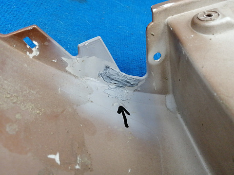Фотография детали AA023191; Бампер задний правая часть (CV44-17A894-A) для Ford Kuga/БУ; Оригинал; Р1, Мелкий дефект; . Фото номер 7