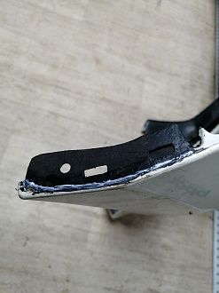 AA046105; Бампер передний, AMG; под паркт.; под омыват. (A1668803140) для Mercedes-Benz M-klasse III (W166) (2011-2015)/БУ; Оригинал; Р1, Мелкий дефект; 