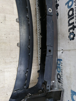 AA046484; Бампер передний; под паркт. (51117210763) для BMW Х5 II (E70) рест. (2010-2013)/БУ; Оригинал; Р1, Мелкий дефект; 