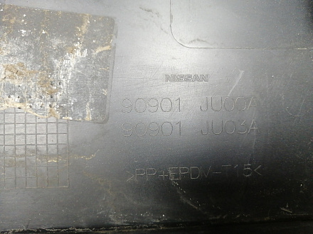 AA045058; Накладка крышки багажника нижняя, пластик (90901-JG00A) для Nissan X-Trail T31/БУ; Оригинал; Р1, Мелкий дефект; 