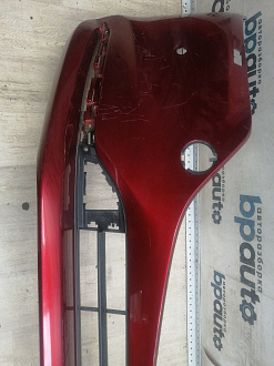 AA046200; Бампер передний; под паркт.; под омыват. (GSH7-50031) для Mazda 6 III (GJ) рест. 2 (2018-2024)/БУ; Оригинал; Р1, Мелкий дефект; 