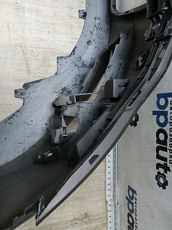 BA000161; Бампер передний; под паркт.; под омыват. (4G0 807 437) для Audi A6 C7/БУ; Оригинал; Р1, Мелкий дефект; 